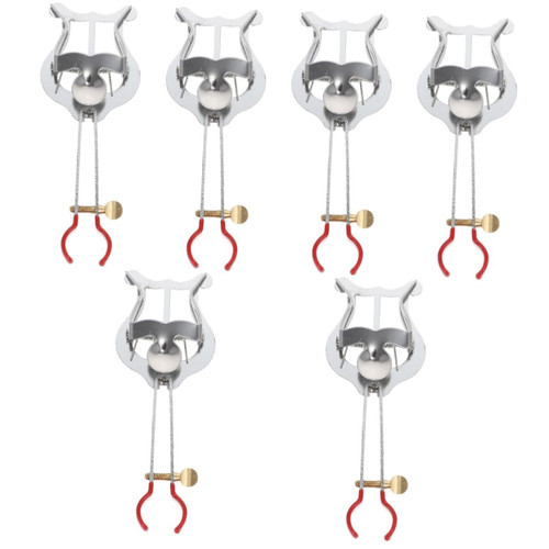 6 pcs music folder trumpet stand trumpet accessories trumpet sheet music clip trumpet music holder piano accessories piano stand mellophone trumpet music clamp Trumpet Music Binder