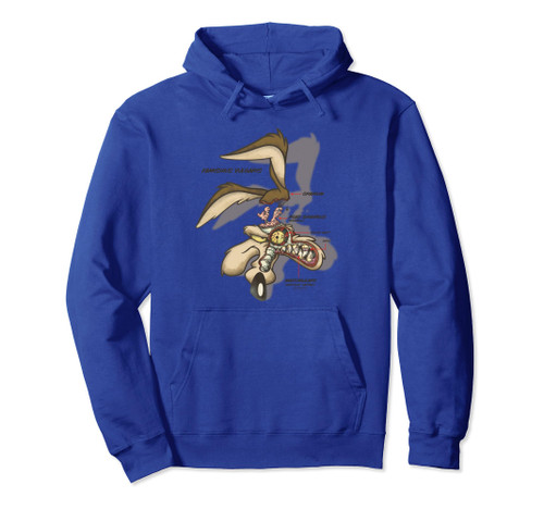 Looney Tunes Wile E. Coyote X-Ray Pullover Hoodie