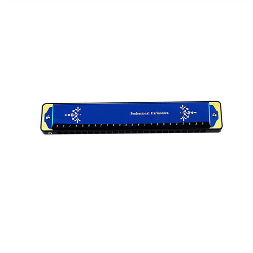 BAFAFA 24-Hole C-Tone Polyphonic Harmonica Student Children Beginner Adult Professional Harmonica Harmonica Musical Instrument Harmonica