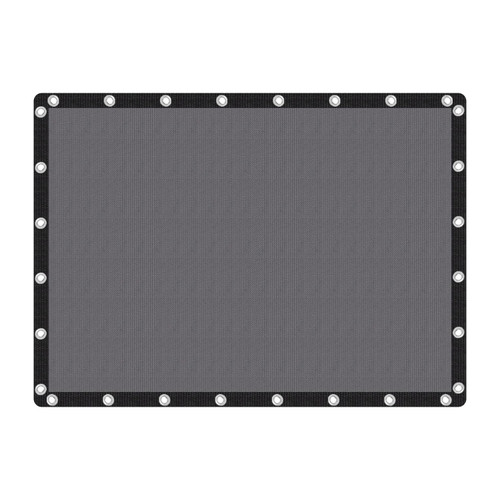 VICLLAX 90% Shade Fabric Sun Shade Cloth Privacy Screen with Reinforced Grommets for Outdoor Patio Garden Pergola Cover Canopy 10x14 FT, Dark Grey