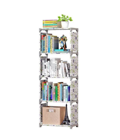 NEWNAN Bookshelves Bookshelf Bookcase 5-Layer Bookshelf, Household Simple Floor-to-Ceiling Corner Storage Room, Bookshelf Storage Rack Book Shelves Book Shelf (Color : C, Size : 42X26X124 cm)