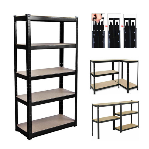 Garage Shelving Units, 5 Tier Metal Shelves for Storage, Storage Shelves Kitchen Shelves Adjustable Metal Shelving Unit Utility Rack Shelves, Heavy Duty 875KG Capacity Pantry Shelves, 28" x 12" x 59" Garage Shelving Units, 5 Tier Metal Shelves for Storage, Storage Shelves Kitchen Shelves Adjustable Metal Shelving Unit Utility Rack Shelves, Heavy Duty 875KG Capacity Pantry Shelves, 28" x 12" x 59"