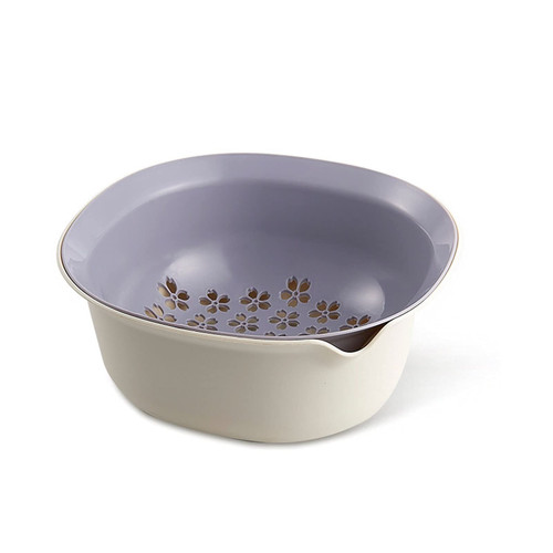 Pasta Strainer Basket Fruit Drainer Fruit Strainer Strainer Bowl Kitchen Plastic Strainer Household Vegetable Washing Basket Colander Set Rice Washing Bowl Vegetable Washing Basket (Color : C)