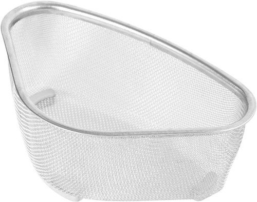 Stainless Steel Colander,Fine Mesh Strainer,Flour Sieve,Kitchen Stainless Steel Colander Strainer Basket Strain, Drain, Rinse Fruits, Vegetables Handy Tool Mesh Premium Accessories, Standing (Color :