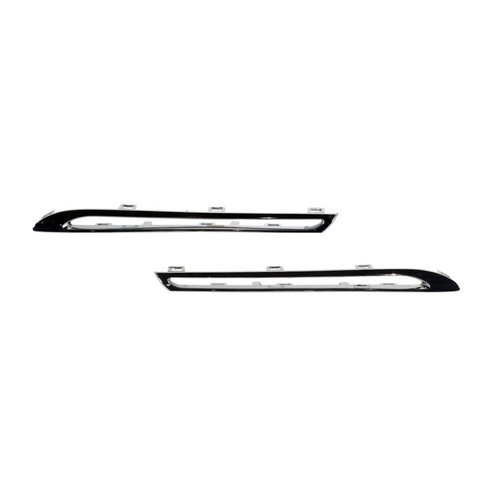 SXBIBNM Grille Set of 2 Lower Left & Lower Driver & Passenger side Hand Chrome Grill 15758781