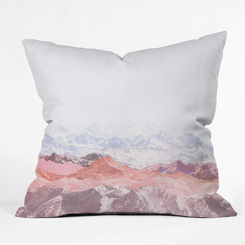 Deny Designs Iveta Abolina Pastel Mountains III Indoor Throw Pillow, 18" x 18"