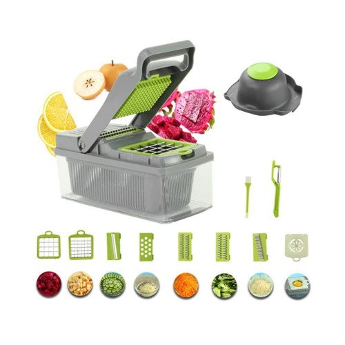 9 In 1 Multifunction Grater, Blade Vegetable Chopper, Mandoline Slicer, Onion Chopper Slicer, Egg Separator Slicer, Vegetable Chopper Slicer, Professional Food Chopper Chopper Slicer