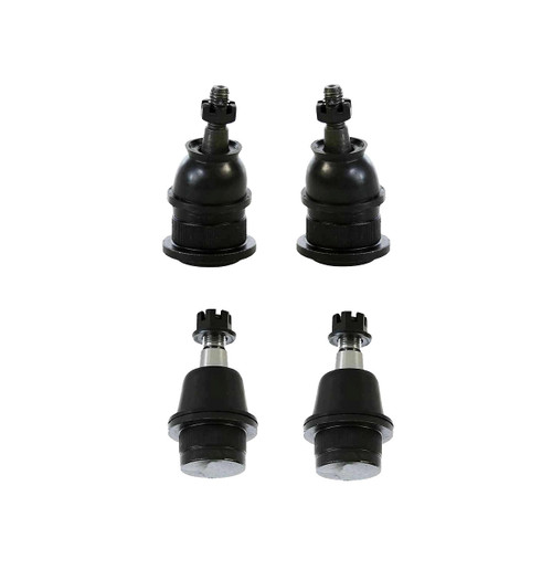 PartsW - 4 Pc Suspension Kit for Cadillac Escalade 02-06/ Chevrolet Avalanche 1500 02-06/ Silverado 1500 99-07/ Tahoe 01-06/ GMC Sierra 1500 99-07 1500 + More Front Upper and Lower Ball Joints