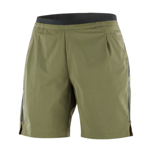 Salomon Women's RUNLIFE Shorts, Grape Leaf, XL