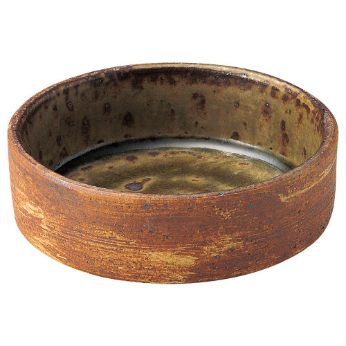 Yamashita Kogei 14014160 Bizen Ash Glazed Round Pot, ?4.0 x 1.5 inches (10.1 x 3.8 cm)