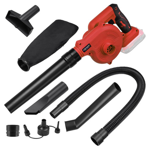 Cordless Leaf Blower for Milwaukee M18 Battery, Electric Jobsite Air Blower, Variable Speed Up to 150MPH,2-in-1 Handle Electric Blower and Vacuum Cleaner (Battery Not Included)