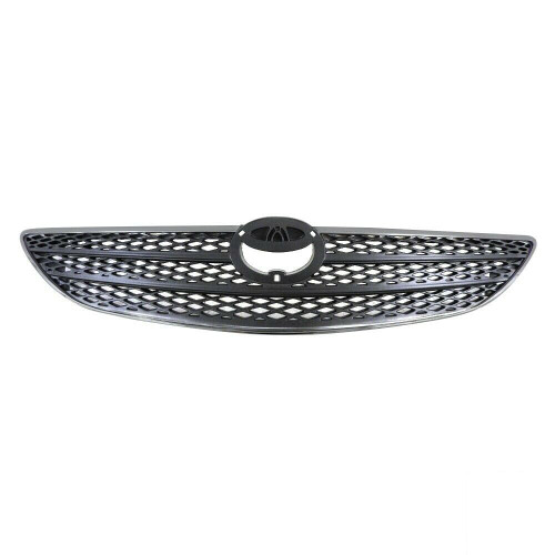 popxsdo Grille Assembly Front Upper Side Chrome Plastic Bumper Grill 14876