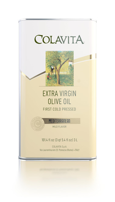 Colavita Mediterranean Extra Virgin Olive Oil Pack of 1 Tin