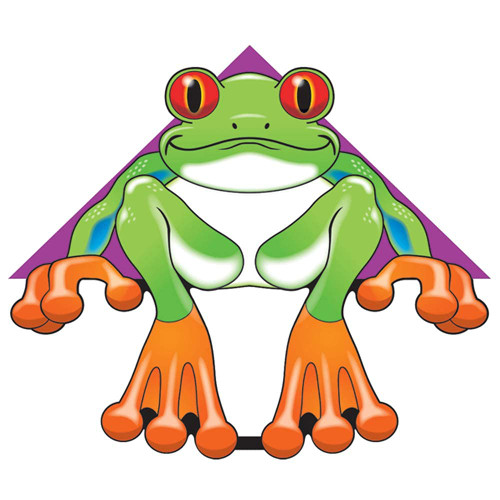 WindNSun Delta Xt Wide Polyester Ripstop Tree Frog Delta Kite, 54 inches