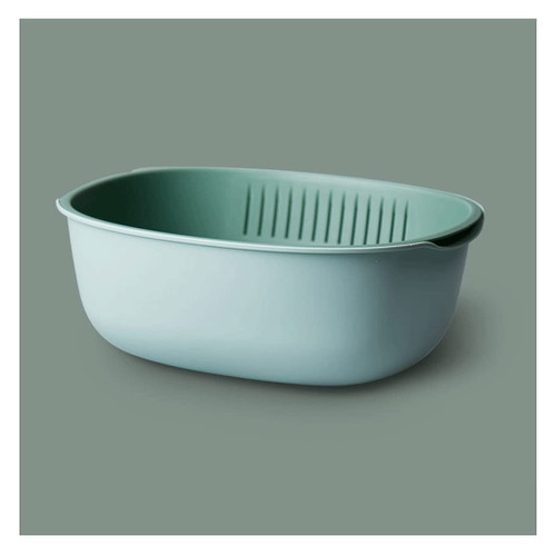 Pasta Strainer Basket Fruit Drainer Colander Set Fruit Strainer Strainer Bowl Kitchen Plastic Strainer Household Vegetable Washing Basket Rice Washing Bowl Vegetable Washing Basket