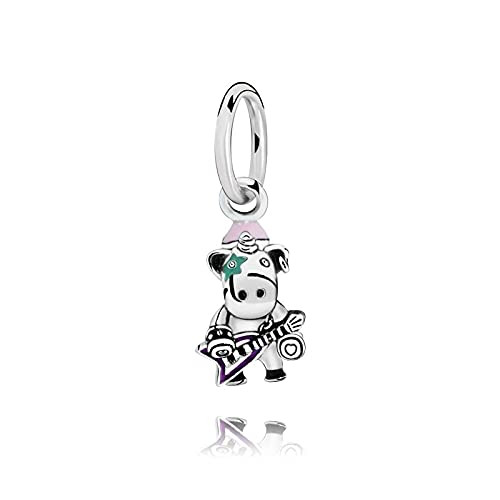 Pandora 925 Sterling Silver Pendant Diy Sterling Silver Bruno the Unicorn Punk Band Dangle Bead Fit Original Pandora Charms Bracelet Women Jewelry Gift Mmingyu pendant