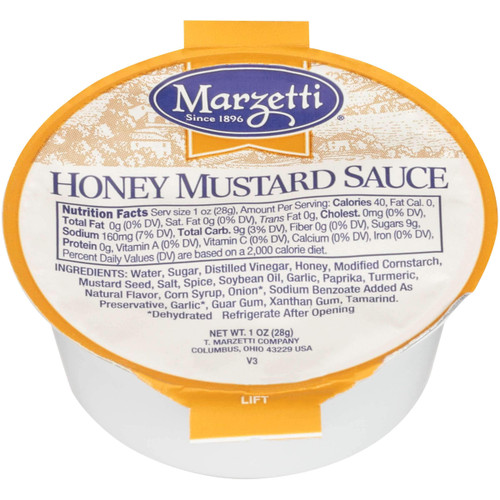 Marzetti Honey Mustard Dressing, Individual 1 oz. Portion Control Cups, 120 Count