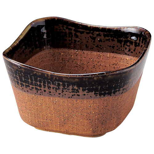 Yamashita Kogei 14018860 Nanban Square Small Pot, 3.3 x 3.3 x 2.0 inches (8.3 x 8.3 x 5.2 cm)
