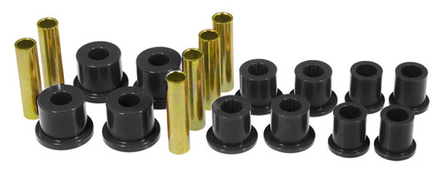 Prothane 6-1018-BL Black Rear Spring Eye and Shackle Bushing Kit