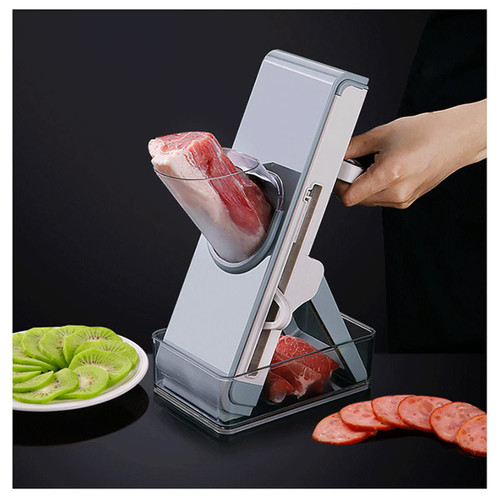 Slicer Machine Manual, Slicer Vegetable Cutter with Containers Multifunctional and Convenient, Slicer Dicer Chopper Cutter Suitable for Kitchen