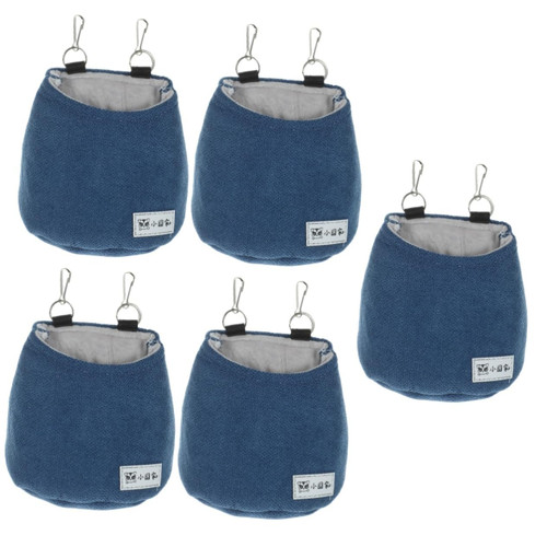 FOMIYES 5pcs Sugar Glider Nest Cotton Nest Sugar Glider Cage Accessories Sugar Glider Pouch Hamster Plush Hammock Small Pet Hanging Hammock Warm Hamster Hideout Household Decorative Sugar
