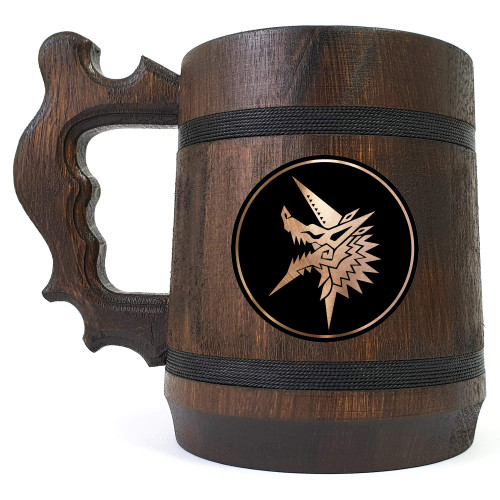 Zinogre Beer Stein, MHW Personalized Gift For Him, Personalized Beer Mug, Gift for Gamer, Geek Groomsmen Gift, Beer Tankard Zinogre Beer Stein, MHW Personalized Gift For Him, Personalized Beer Mug, Gift for Gamer, Geek Groomsmen Gift, Beer Tankard
