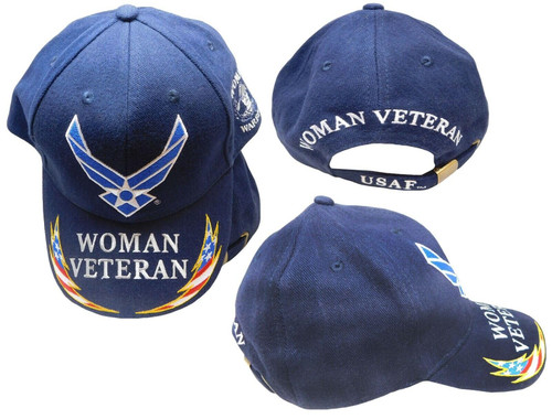 Lumaglow Special U.S. Air Wings Woman Veteran Woman Navy USA Cap Hat Lumaglow Special U.S. Air Wings Woman Veteran Woman Navy USA Cap Hat