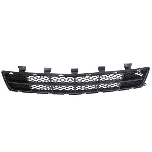 Koolzap Compatible with 10-13 LaCrosse Front Lower Bumper Cover Grill Grille Assembly Textured Dark Gray