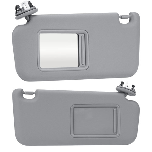 Youxmoto for Toyota RAV4 Grey Left Driver and Right Passenger Side Sun Visor Replacement for Toyota RAV4 2006 2007 2008 2009 2010 2011 2012 2013, Replaces# 74320-42501-B2, 74310-42452-B2