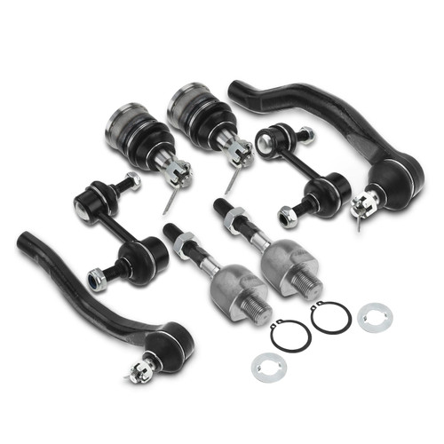 A-Premium Set of 8, Front Sway Bar Link, Lower Ball Joint, Inner & Outer Tie Rod End, Compatible with Honda Accord 2003-2007, Acura TSX 2004-2008