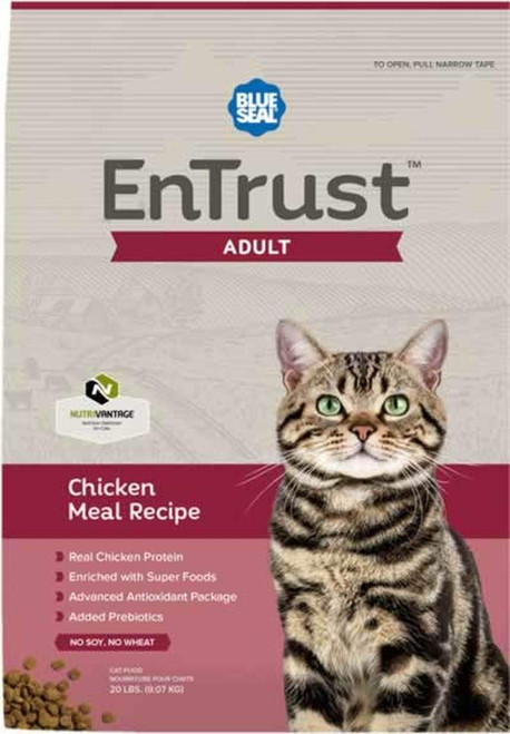 Blue Seal Entrust Chicken Meal Adult Cat Food (20 Pounds)