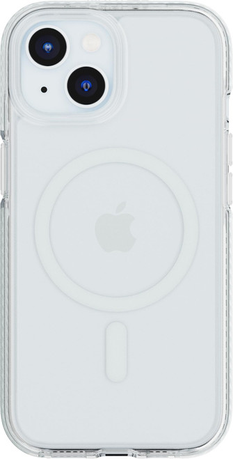 Tech21 Evo Crystal for iPhone 15 - Compatible with MagSafe - Impact Protection Case - Blue