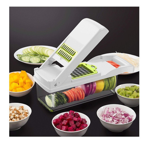 YueZiming Vegetable Grater Vegetable Cutter, Multi-Function Mandolin Slicer with Drain Basket and Hand Guard Kitchen Household Vegetable Cutter-Black/Color Carrots, Vegetables, Nutmeg (Color : A)