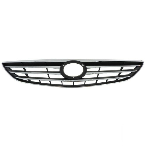 Meneonrs Grille Front Upper Side Gray Bumper Grill Dark Insert 8761
