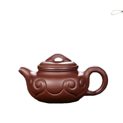 Chinese Tea Pot Genuine Yixing Teapot Famous Handmade Purple Clay Teapot Tea Cup Wishful Antique Tea Set