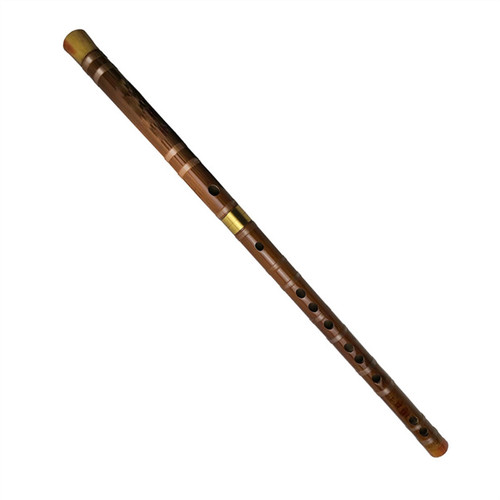 bamboo flute Original Color Bamboo Flute Two Sections Single Plug Detachable Transverse Flute For Beginners G D C Tune Bamboo Flute (Color : D)