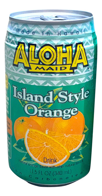 Aloha Maid Natural Drink, Island Style Orange, 11.5 Ounce (Pack of 24)