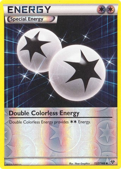 Pokemon - Double Colorless Energy (130/146) - XY - Reverse Holo Pokemon - Double Colorless Energy (130/146) - XY - Reverse Holo