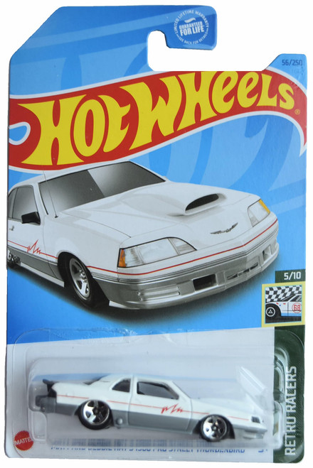 Hot Wheels Matt and Debbie Hay's 1988 Pro Street Thunderbird, Retro Racers 5/10 [White] 56/250