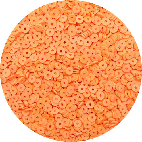 IOOLEEM 2000+pcs Orange Clay Beads, Polymer Clay Beads for Bracelets Making, Clay Beads for Jewelry Making, Clay Beads for Crafts, Bracelet Beads.