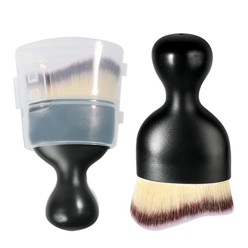 AOCISKA Car Interior Detailing Brush,Soft Bristle Cleaning Brush Car Detailing Brush Dusting Brush,Car Interior Cleaning Tool,Auto Detail Brush Car Dash Duster Brush (Tri-Color with Cap)