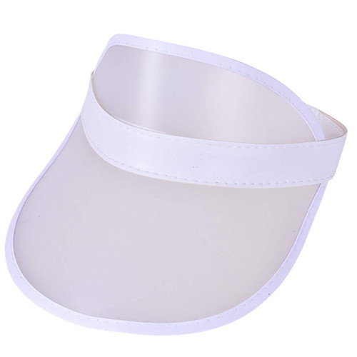 Sun Visor Hats Women Large Brim Summer Beach Cap Adjustable Tennis Sport Hat Golf Athletic Visors Sun Hat for Men Women Beige