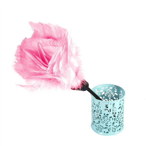Soft Turkey Feather, with Black Handle Dusters Duster Home Furniture Car Cleaning Tools Pink Pink Duster Brush (Pink)