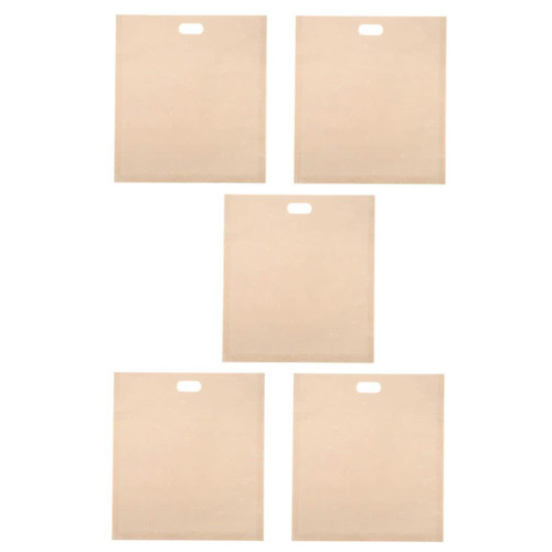 Multipurpose Heat Resistant Toaster Bags - 5 Pack-Stick Bread & Sandwich Heating Container with Pizza Reheating Bags - Perfect for Quick Easy and Mess-Free Toasting and Snacking