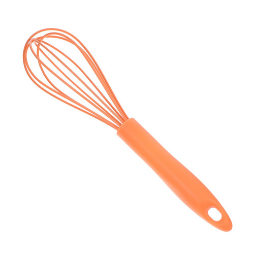 BRIGHTFUFU 10 Whisk Mixer Kitchen Balloon Whisk Silicone Egg Mixer Basics Silicone Whisks Egg Beater Hand Mixer Hand Tools Egg Whisk Kitchen Wire Whisk Manual Whisk Stainless Steel Cream