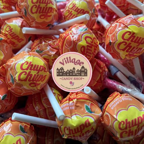 Chupa Chups Lollipops - 15 Count (Orange) Chupa Chups Lollipops - 15 Count (Orange)