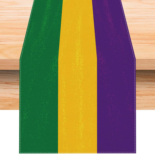 Linen Mardi Gras Table Runner 72 Inches Long Mardi Gras Table Decor New Orleans Mardi Gras Brazil Carnival Decoration and Supplies for Home Kitchen Linen Mardi Gras Table Runner 72 Inches Long Mardi Gras Table Decor New Orleans Mardi Gras Brazil Carnival Decoration and Supplies for Home Kitchen