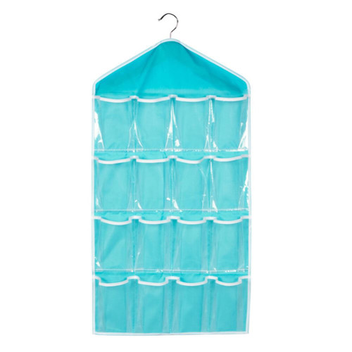 Cabilock 16 Pocket Organizer Pouch Bra Organizer Wall Pocket Organizer Hanging Storage Bag Closet Organizer Underwear Organizer Wardrobe Organiser Storage Bags Clothes
