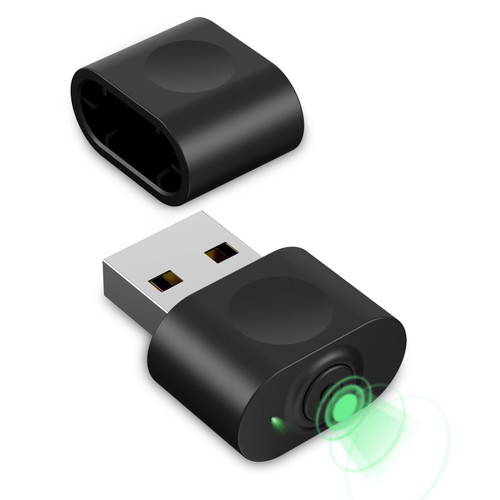 HOTLIFE Undetectable Mouse Jiggler, USB Mouse Mover Device Keeps PC Awake, Driver-Free Mouse Wiggler Auto Shaker with 3 Mode Switch Button to Keep Laptop Computer Screen Active, Black