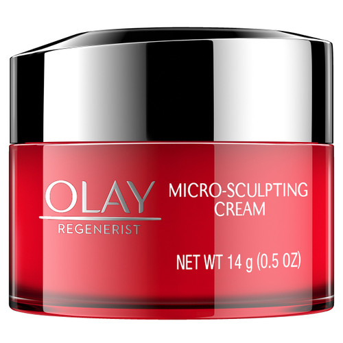 Olay Face Moisturizer Regenerist Micro-Sculpting Cream Face Moisturizer, Trial Size 0.5 oz